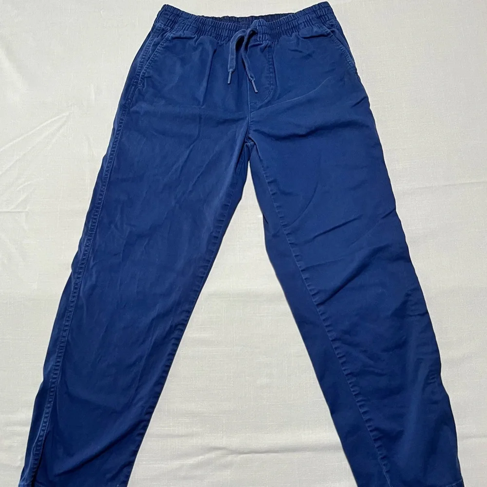 Vineyard Vines Boys Youth 12 Chino Pull On Pants Nautical Navy Cotton